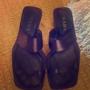 Prada Chocolate gladiator sandals. Size 36.5